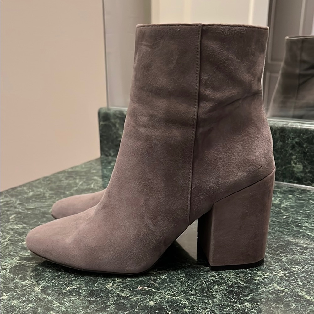 Vince Camuto Grey Suede Boots